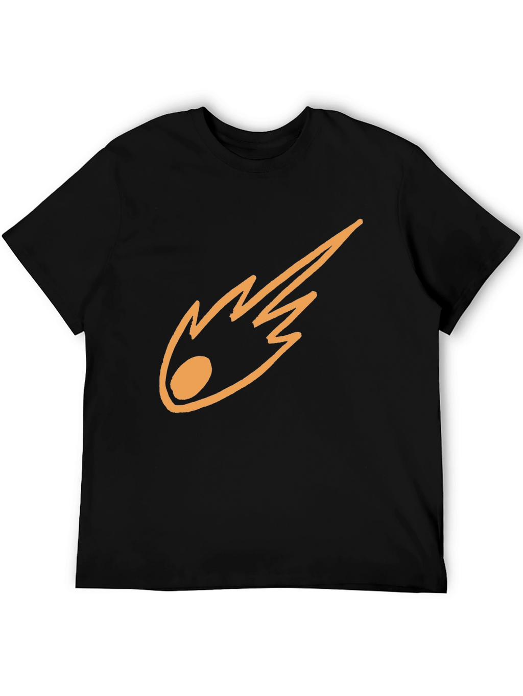 Meteor Graphic Black T-Shirt