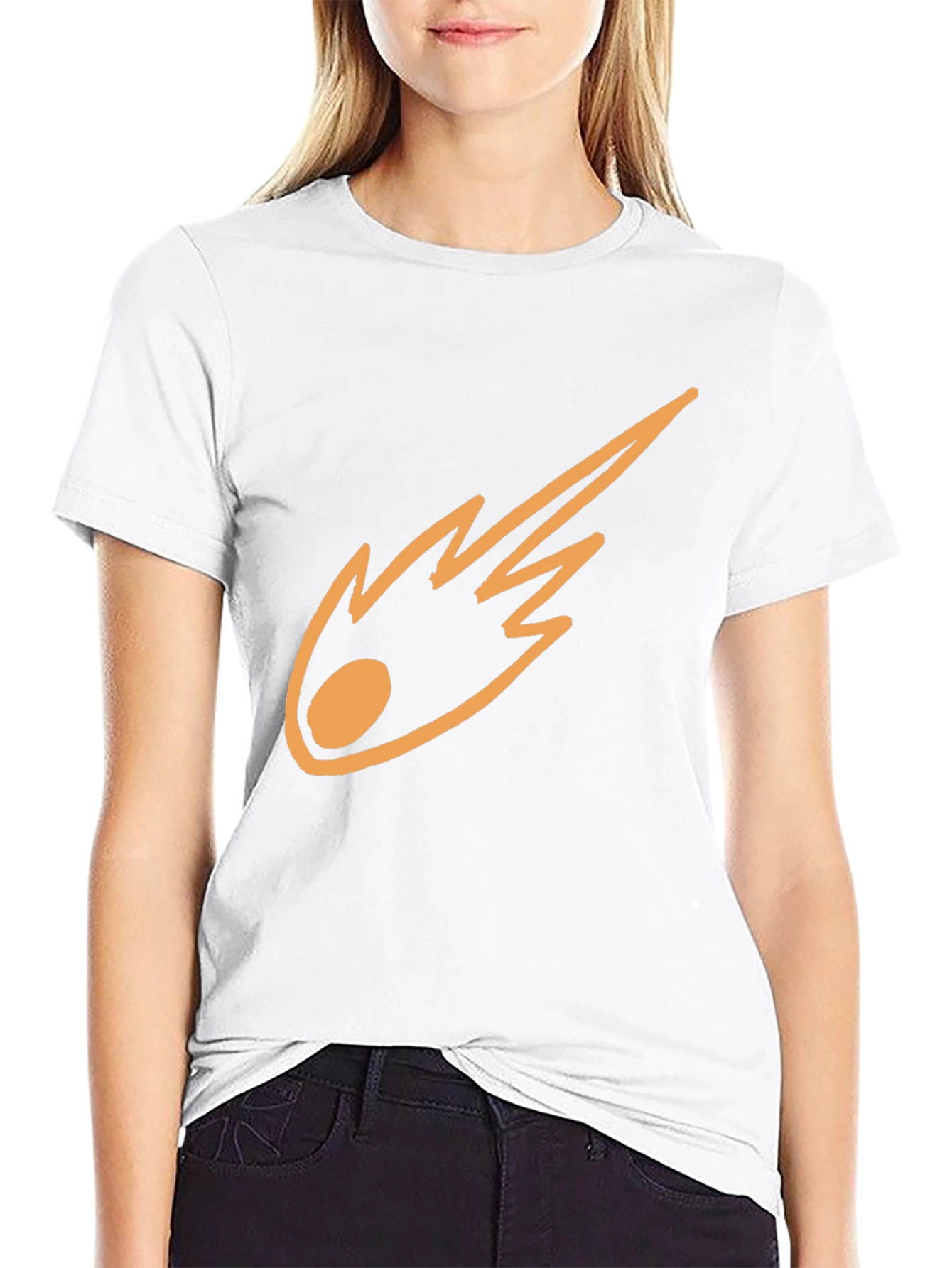Meteor Graphic Black T-Shirt