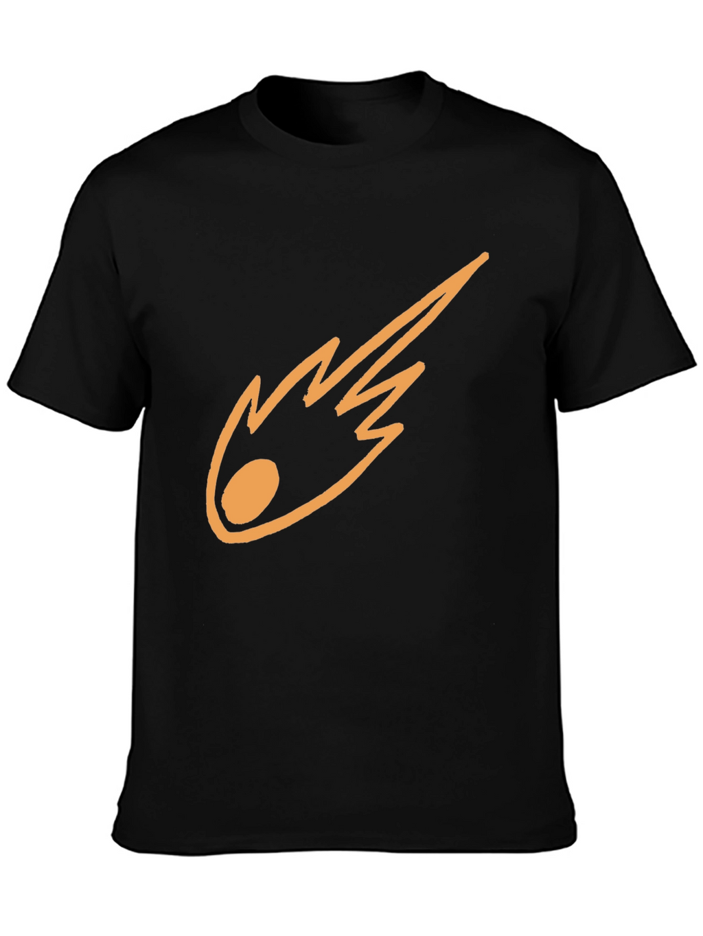 Meteor Graphic Black T-Shirt