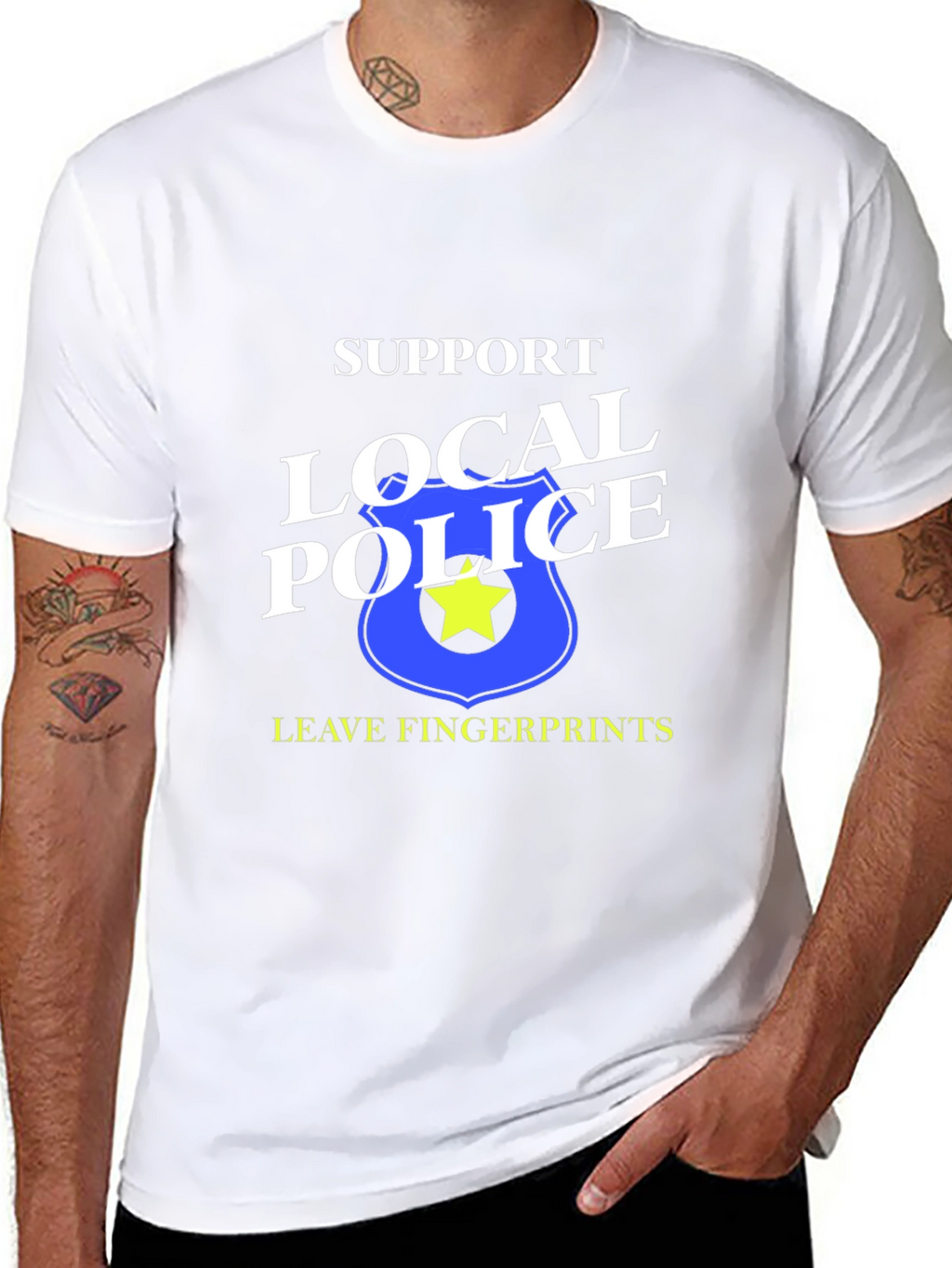 Support Local Police Graphic T-Shirt