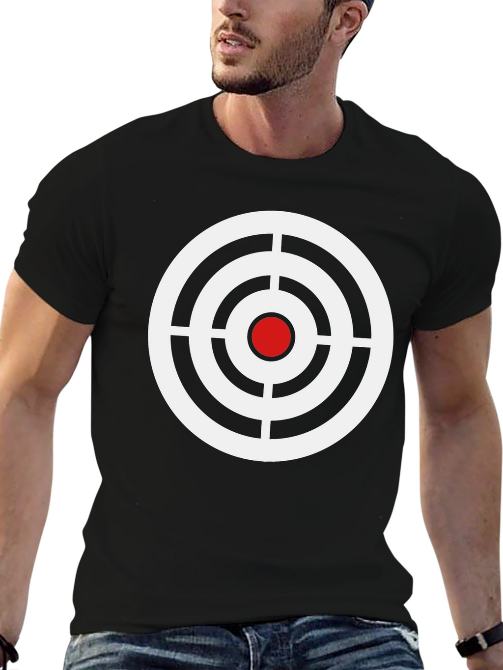 Target T-Shirt - Black and White
