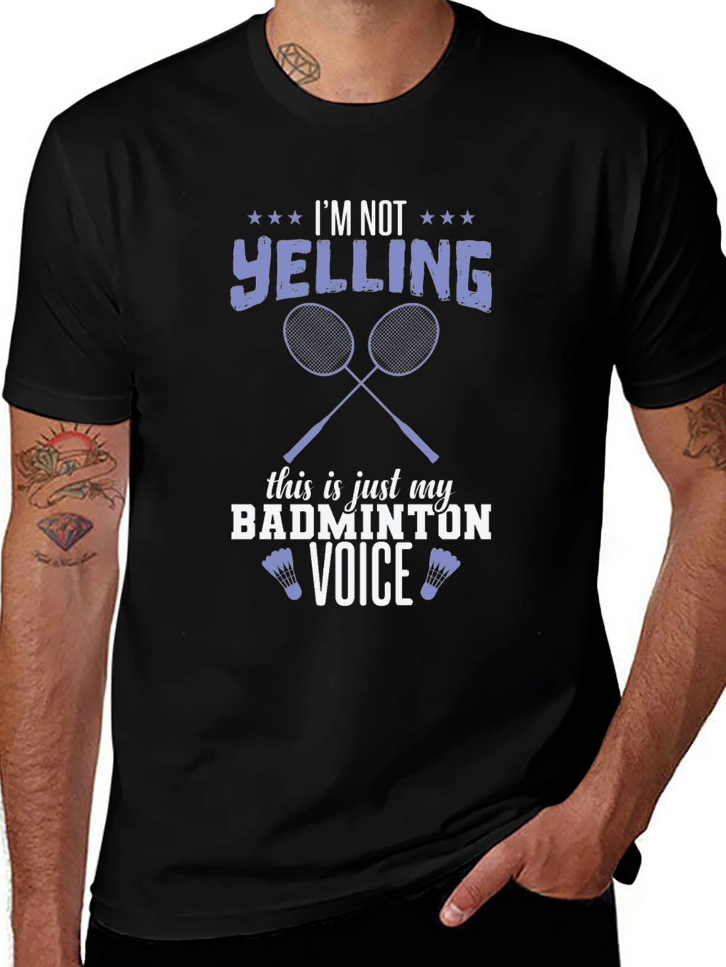 Badminton Voice T-Shirt - Funny Graphic Tee
