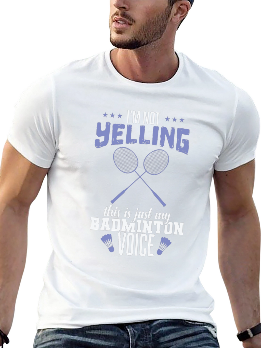 Badminton Voice T-Shirt - Funny Graphic Tee