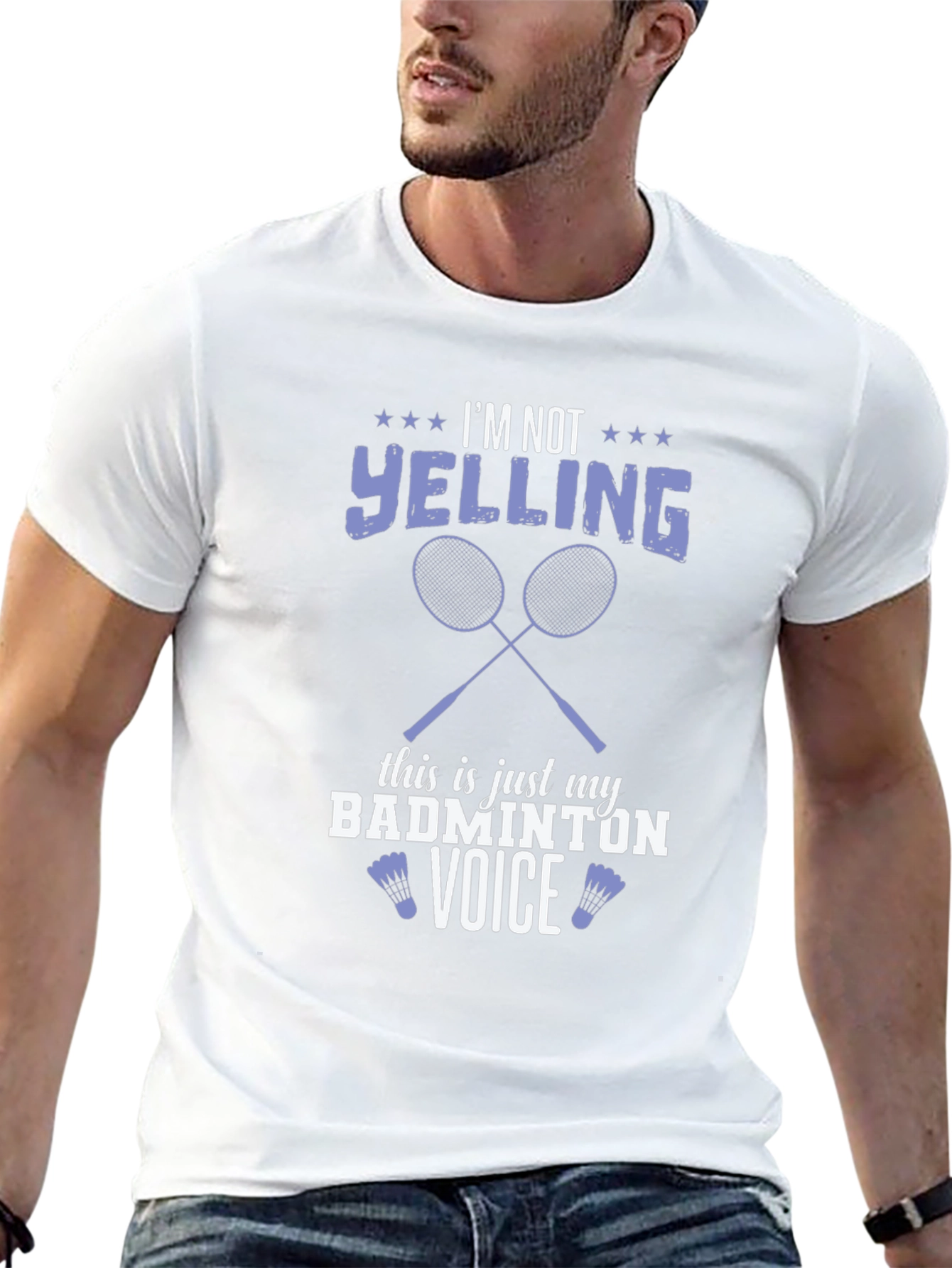Badminton Voice T-Shirt - Funny Graphic Tee