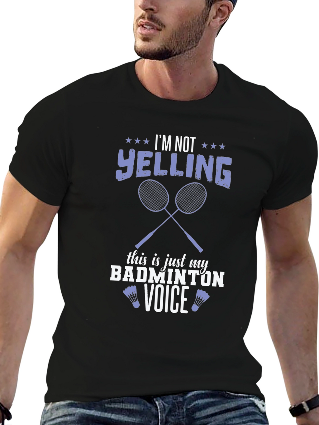 Badminton Voice T-Shirt - Funny Graphic Tee