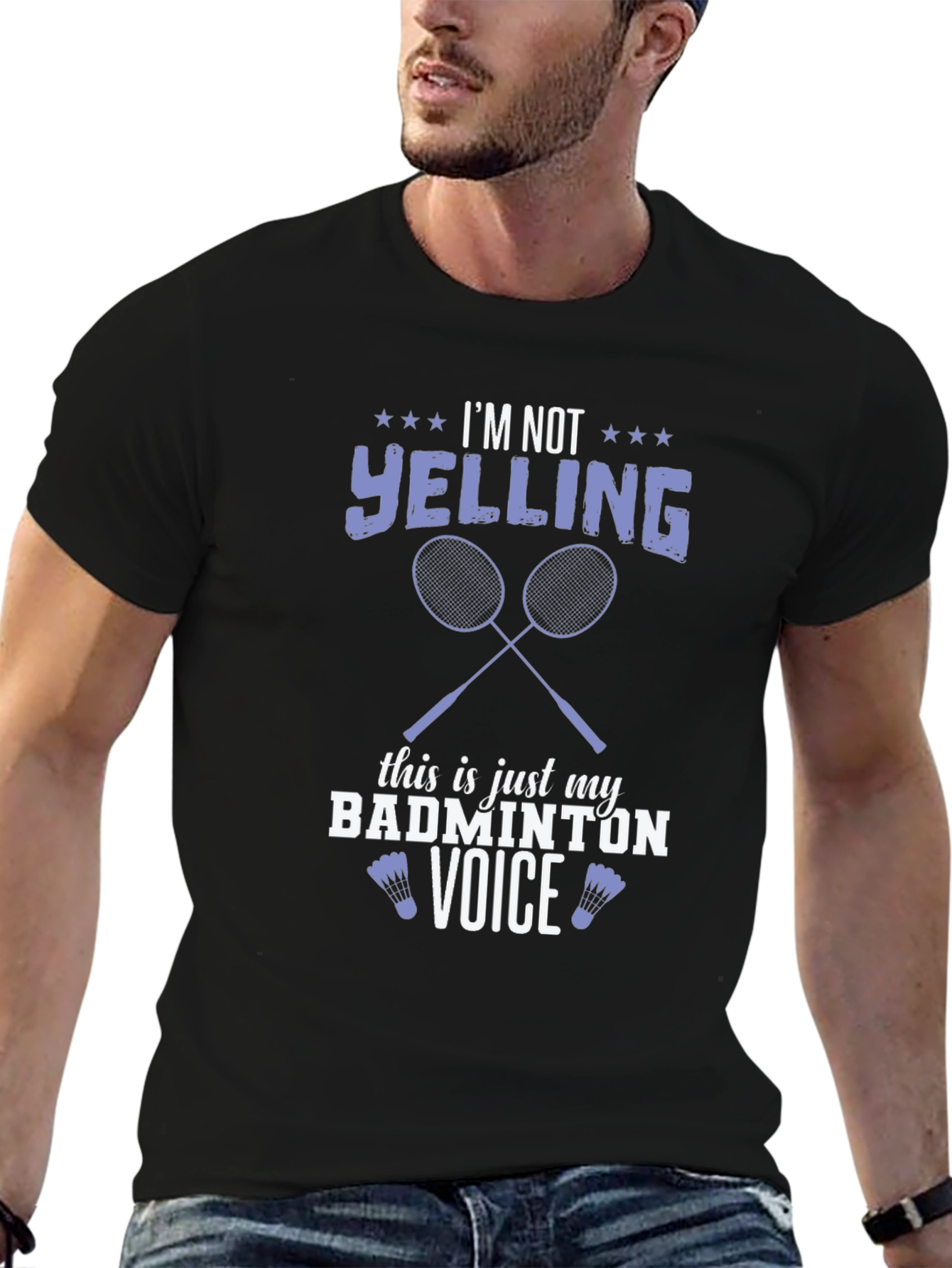 Badminton Voice T-Shirt - Funny Graphic Tee