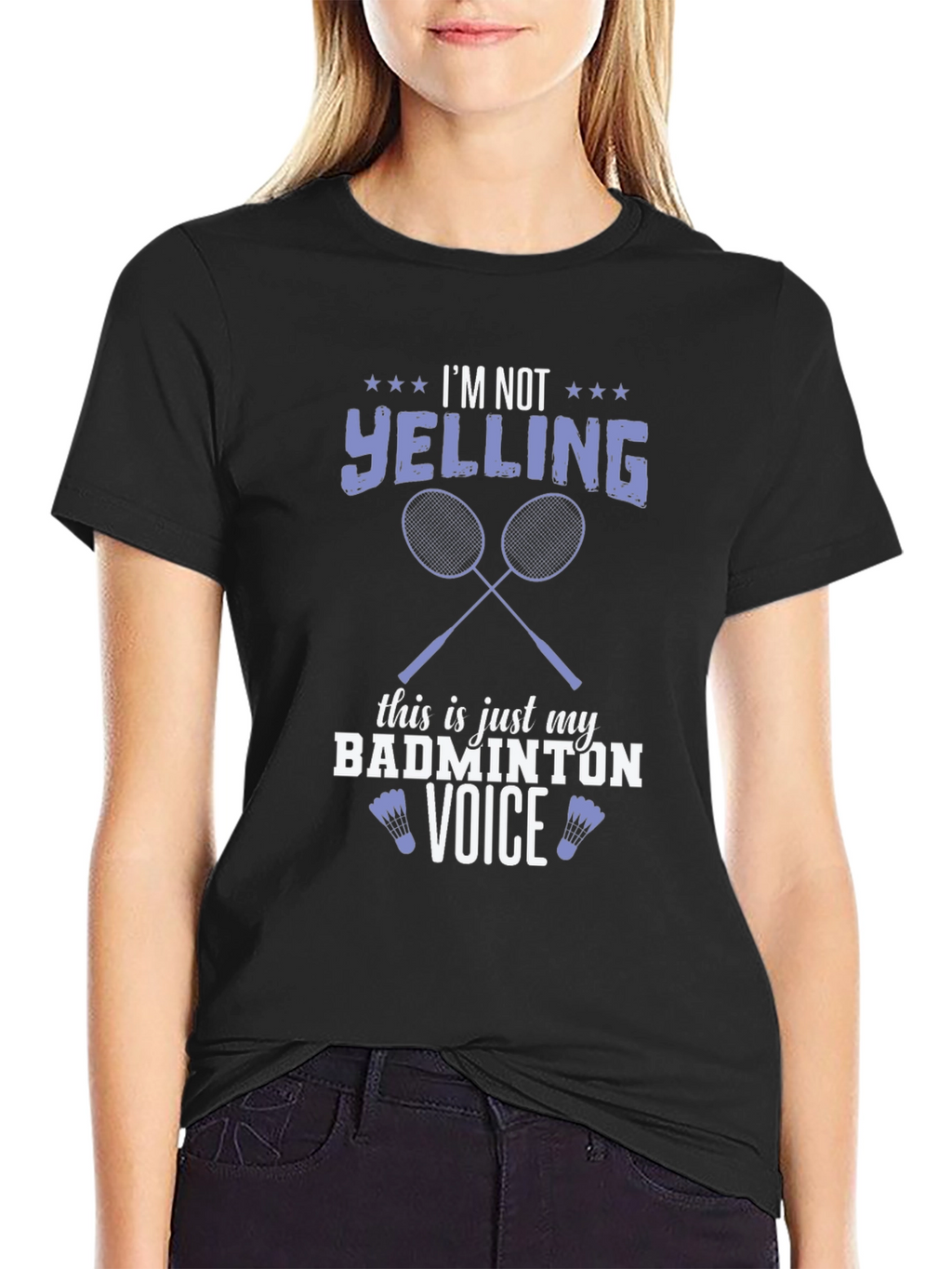 Badminton Voice T-Shirt - Funny Graphic Tee