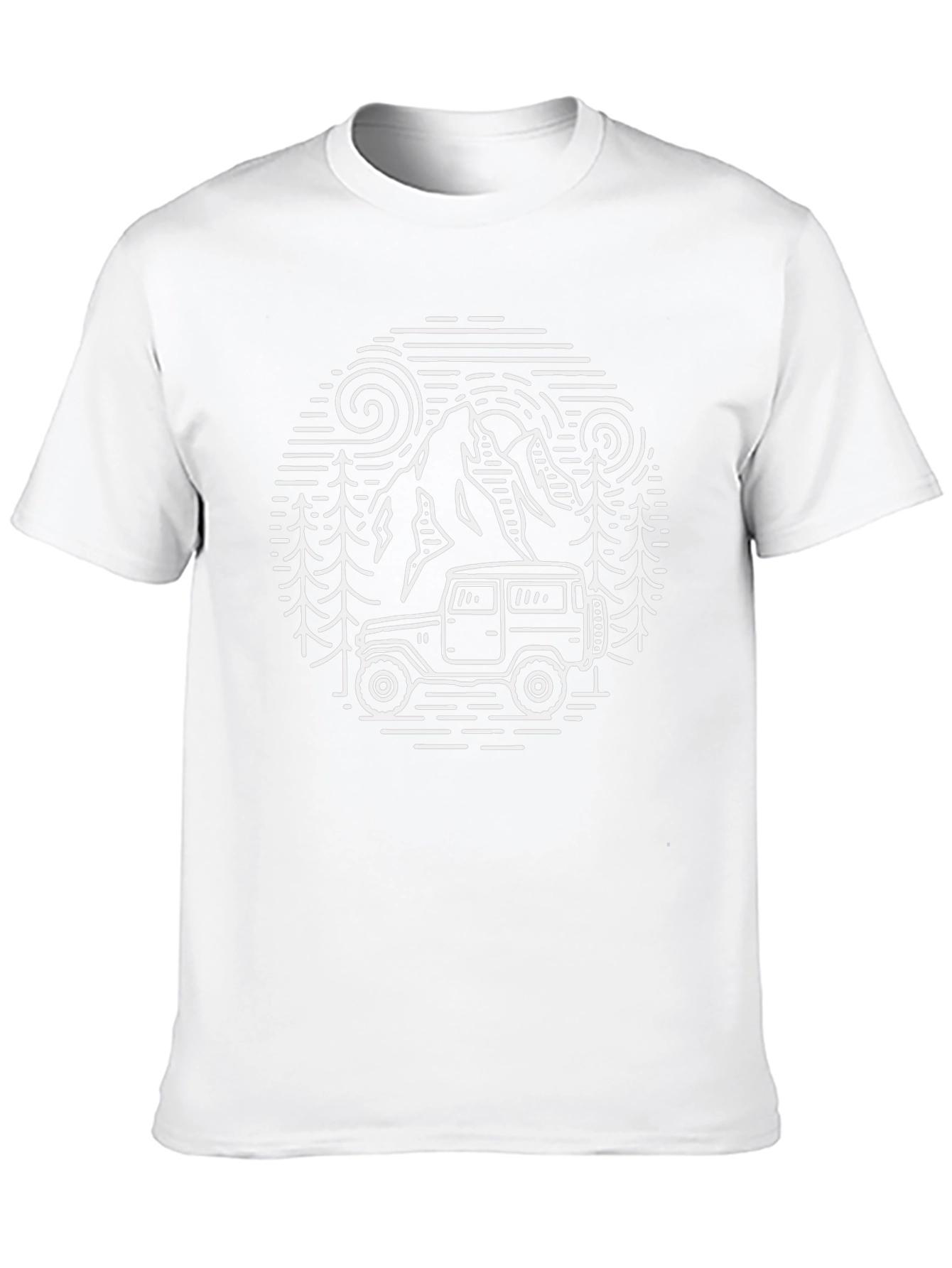 Mountain Adventure Graphic Tee - Black