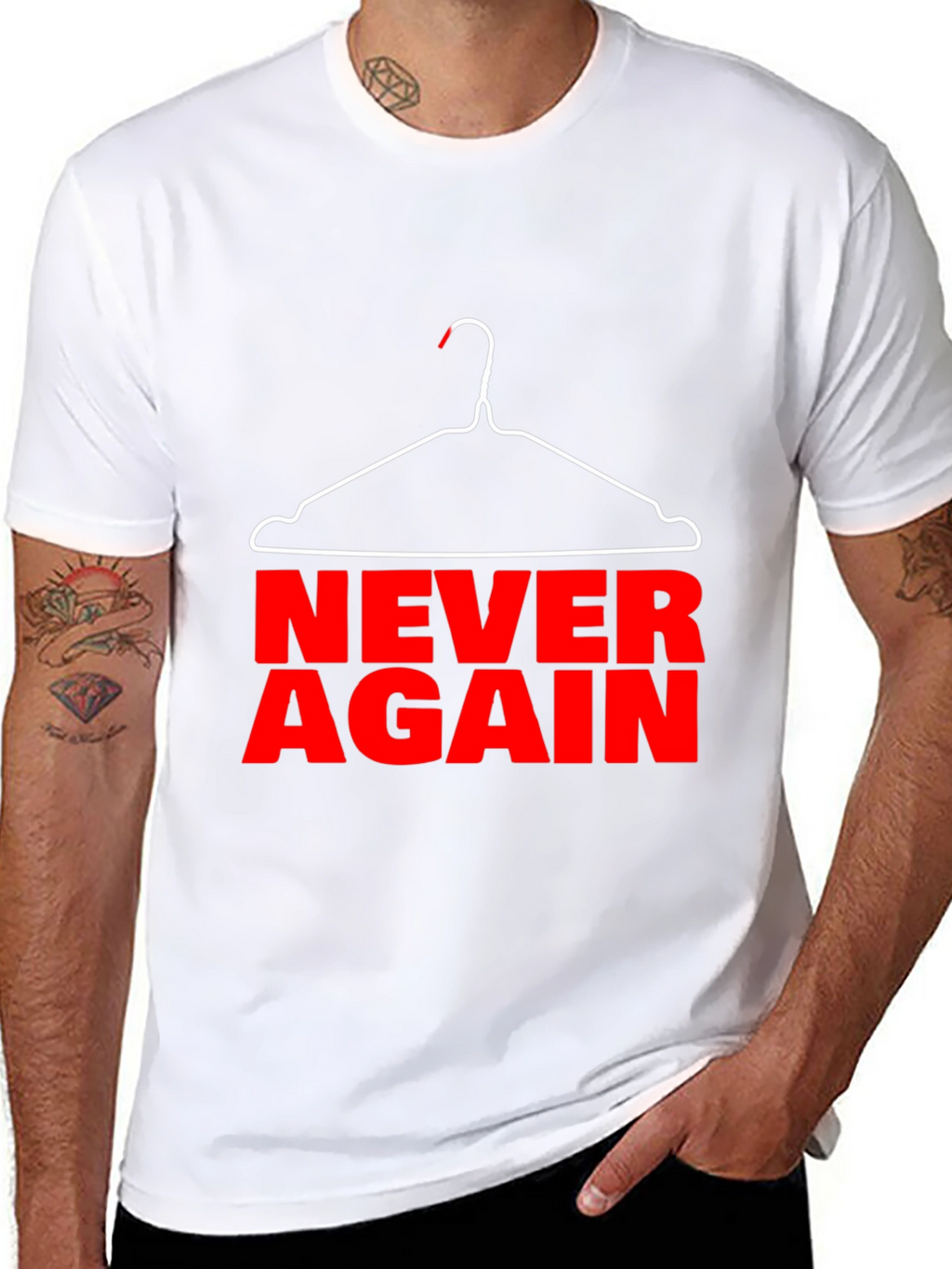 Never Again Pro-Choice Graphic Tee