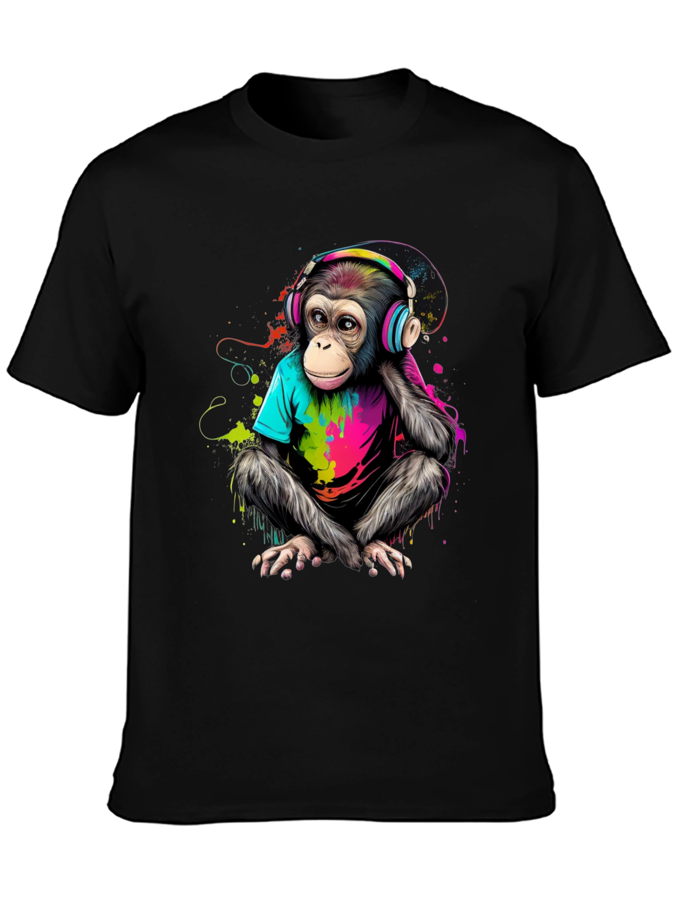 Cool Monkey T-Shirt - Vibrant Graphic Tee