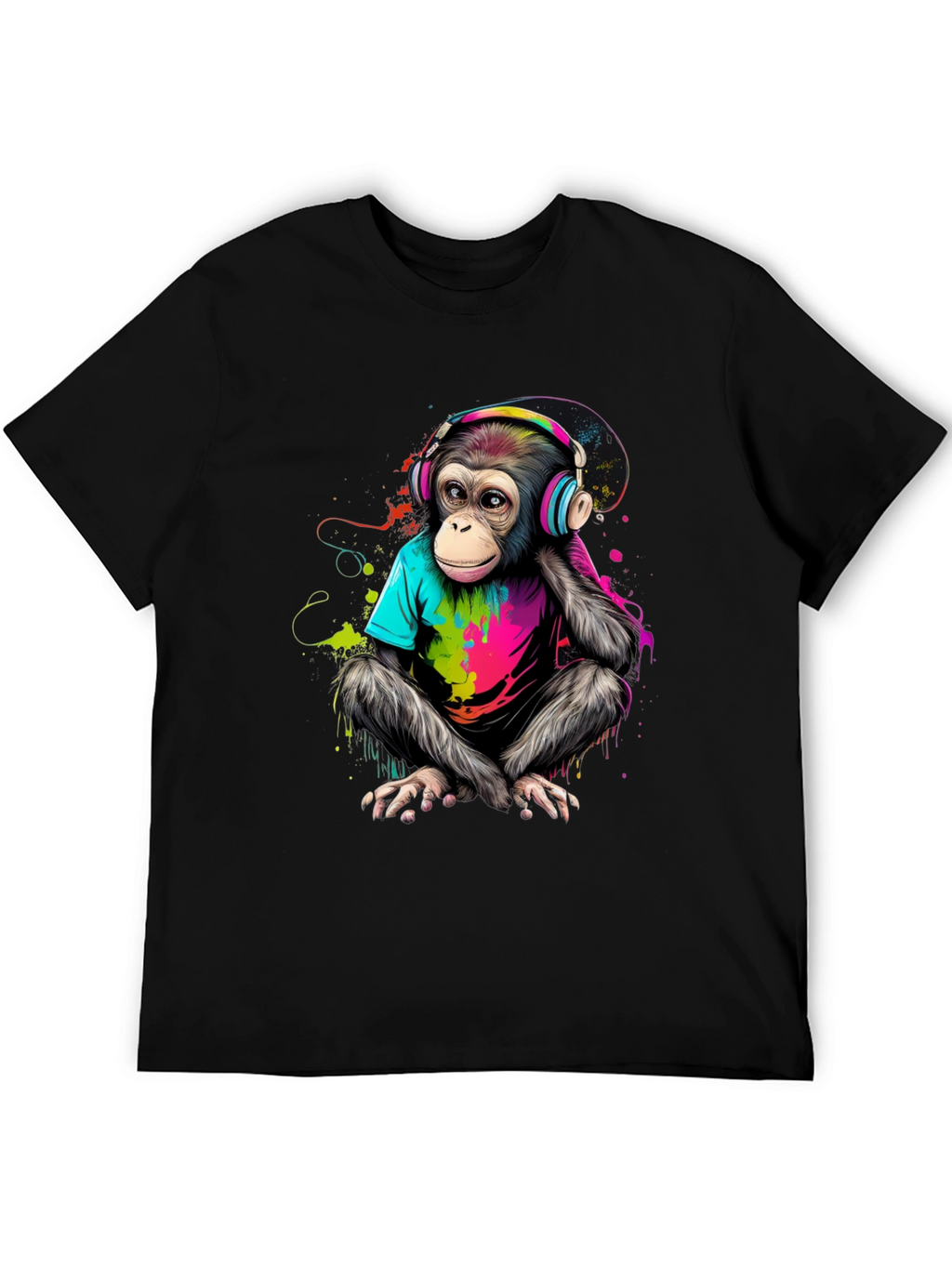 Cool Monkey T-Shirt - Vibrant Graphic Tee