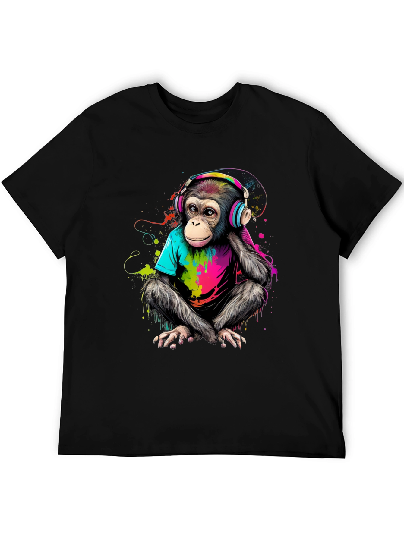 Cool Monkey T-Shirt - Vibrant Graphic Tee