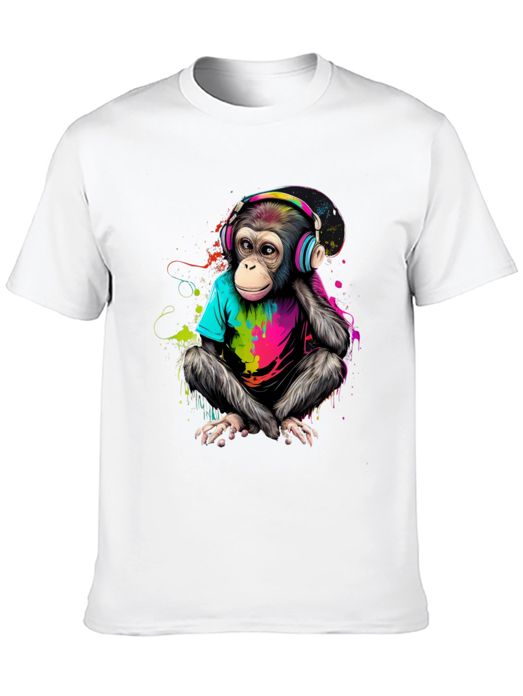 Cool Monkey T-Shirt - Vibrant Graphic Tee
