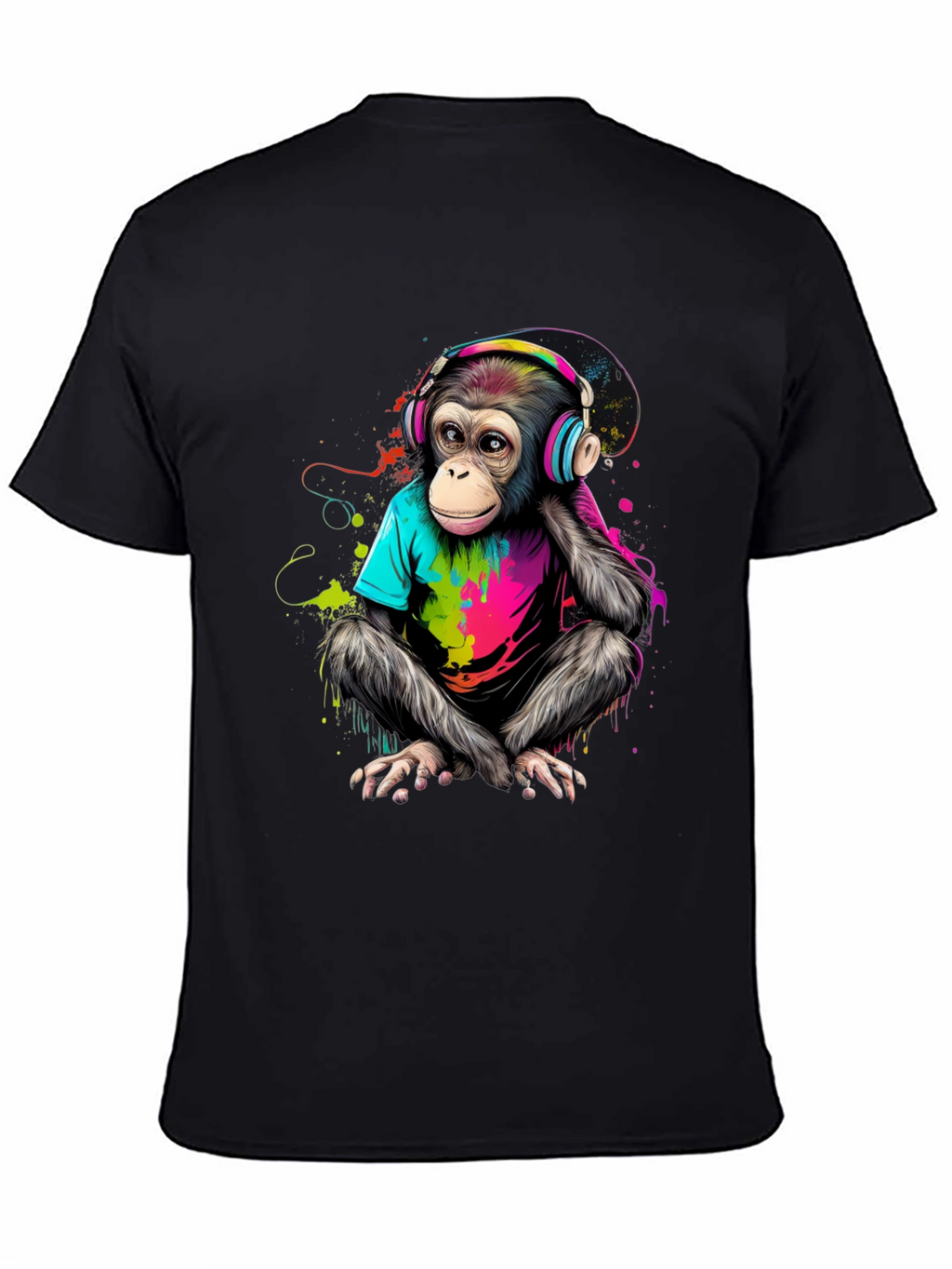 Cool Monkey T-Shirt - Vibrant Graphic Tee