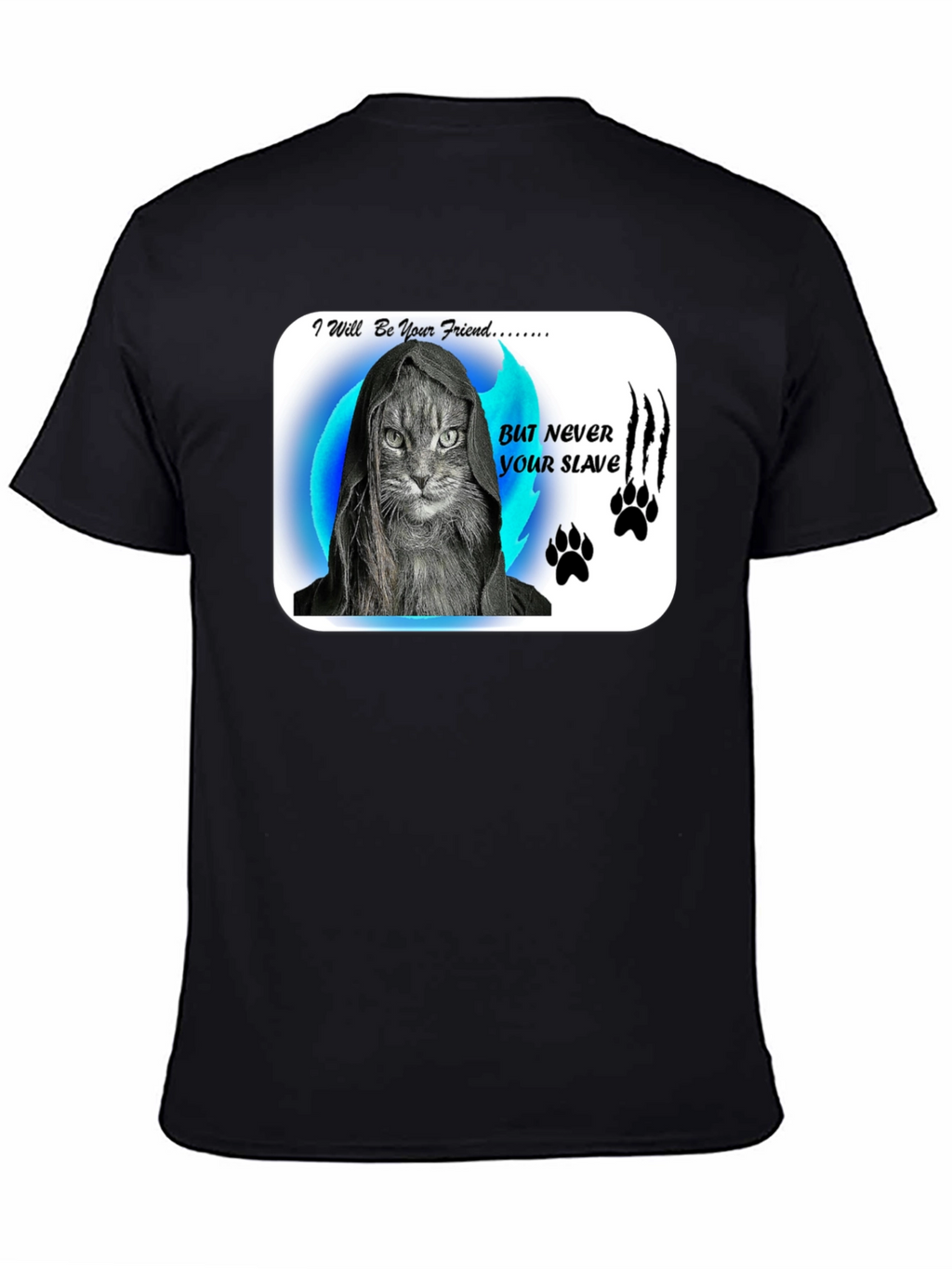Friend Not Slave Cat T-Shirt