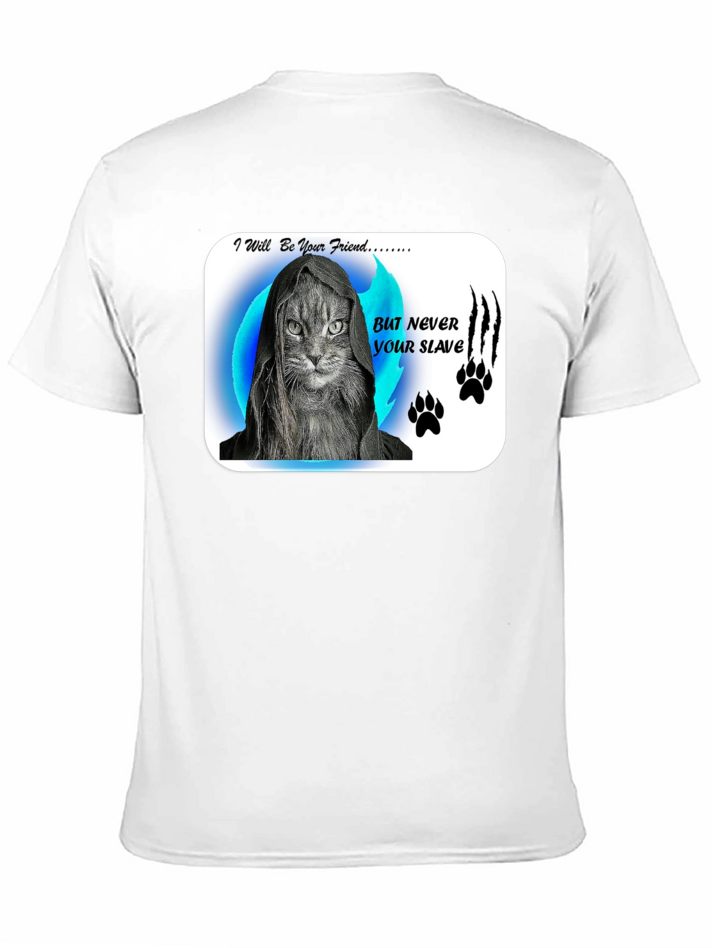 Friend Not Slave Cat T-Shirt