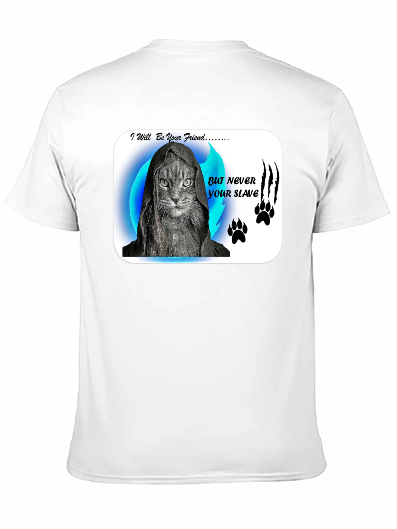 Friend Not Slave Cat T-Shirt