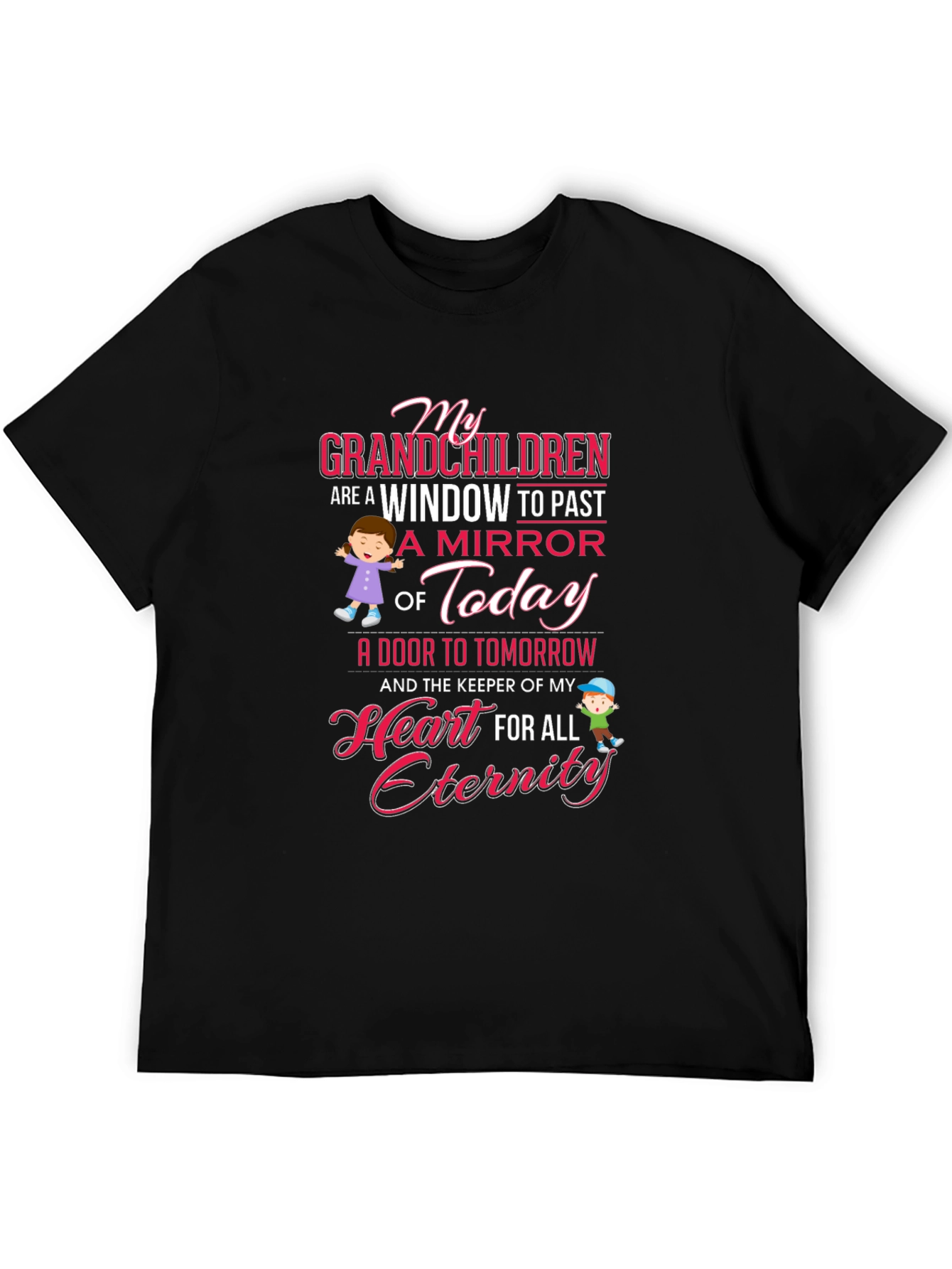 My Grandchildren T-Shirt - Heart Eternity Tee