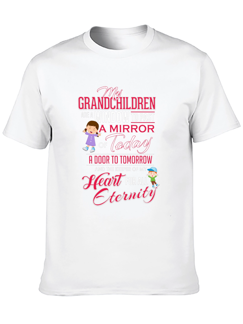 My Grandchildren T-Shirt - Heart Eternity Tee