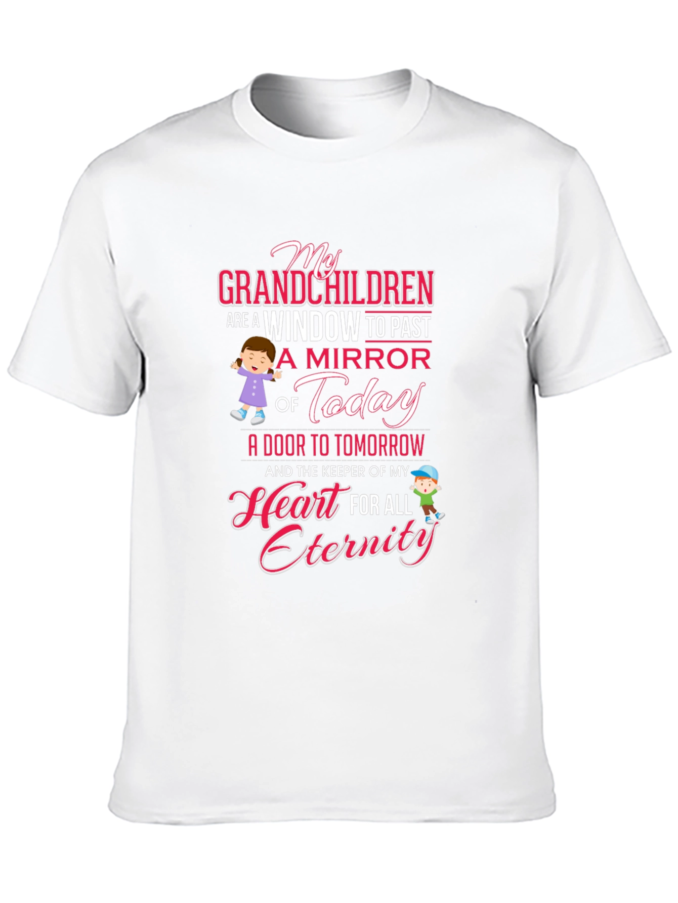 My Grandchildren T-Shirt - Heart Eternity Tee