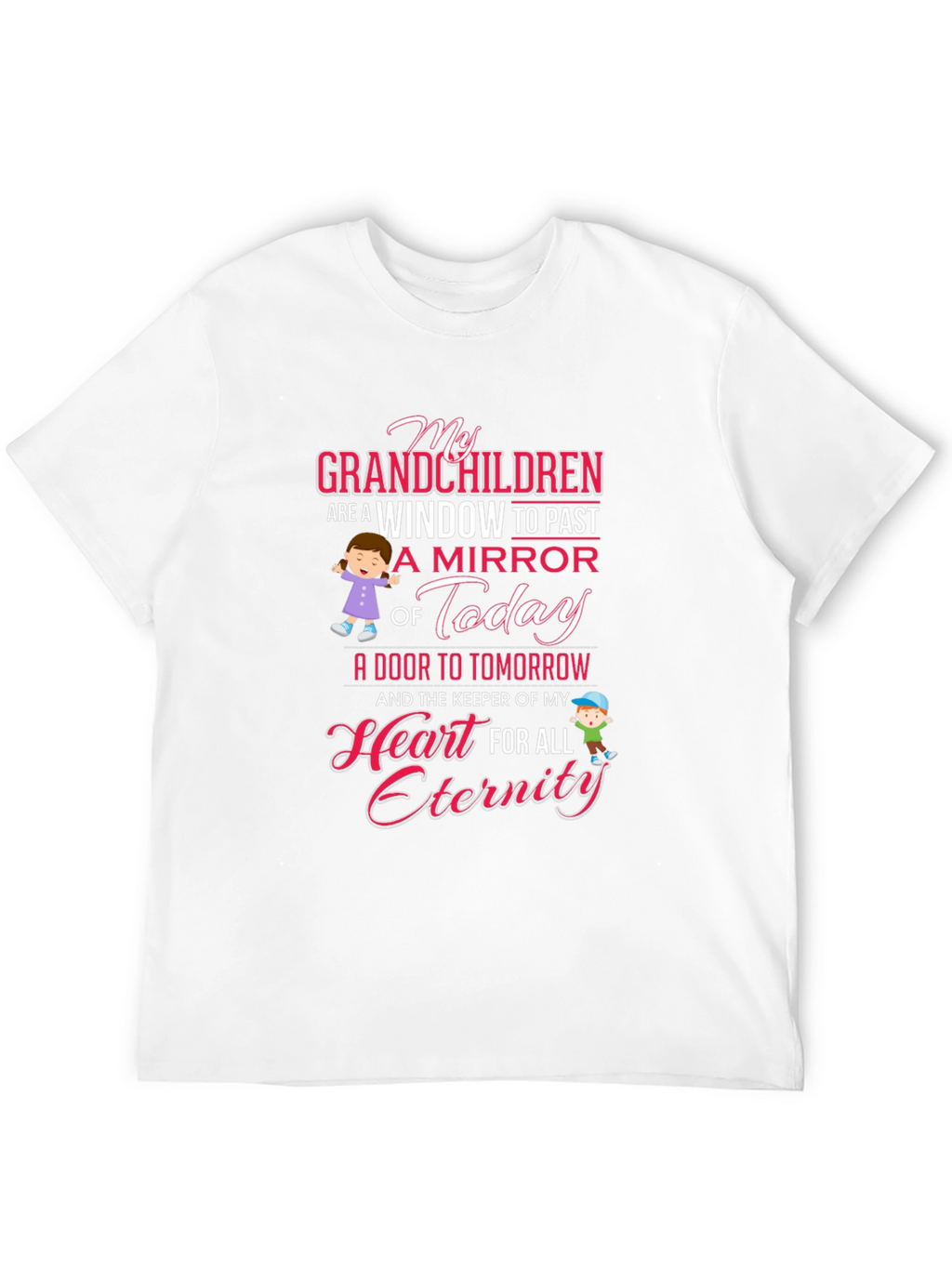 My Grandchildren T-Shirt - Heart Eternity Tee