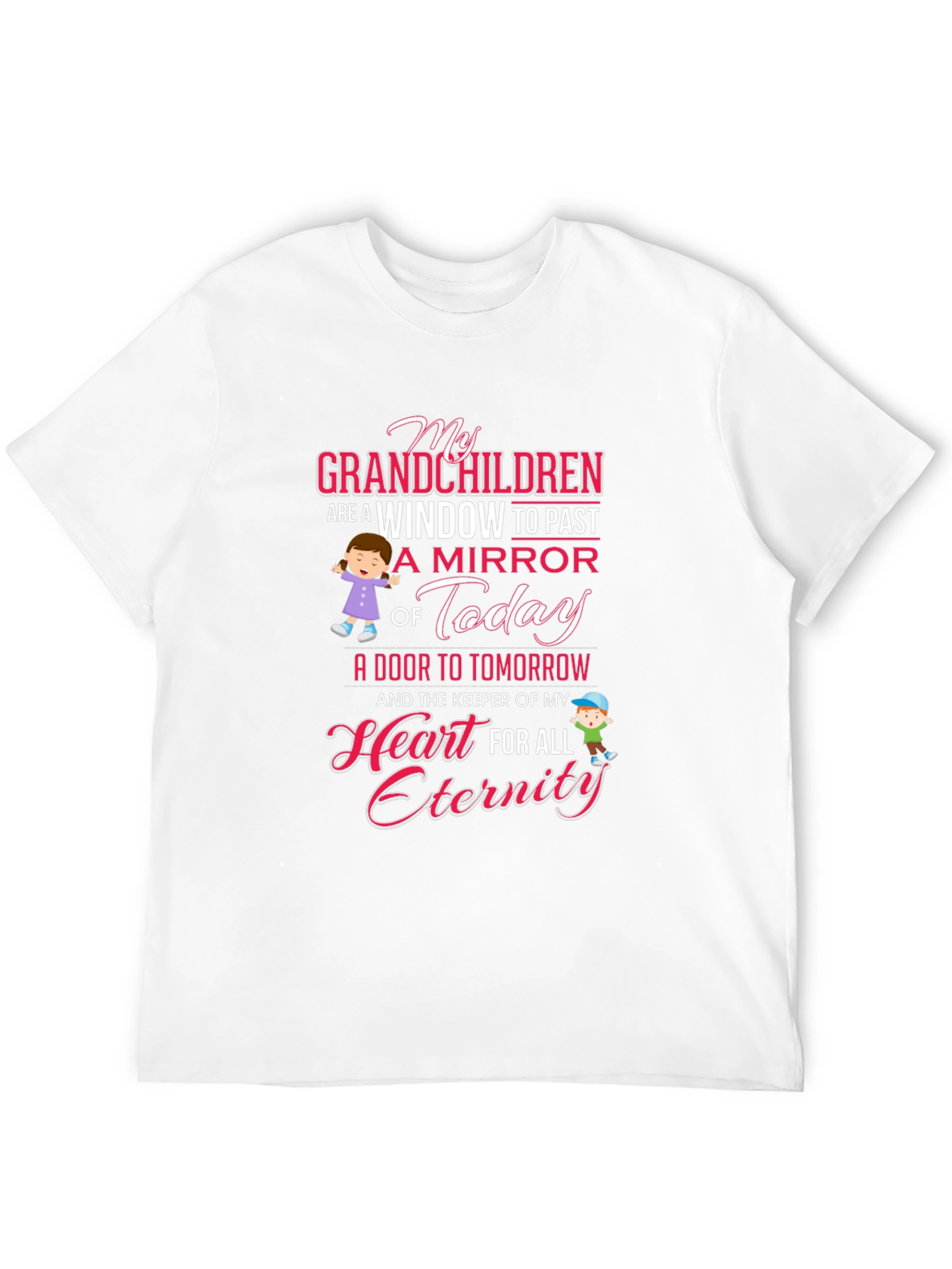 My Grandchildren T-Shirt - Heart Eternity Tee