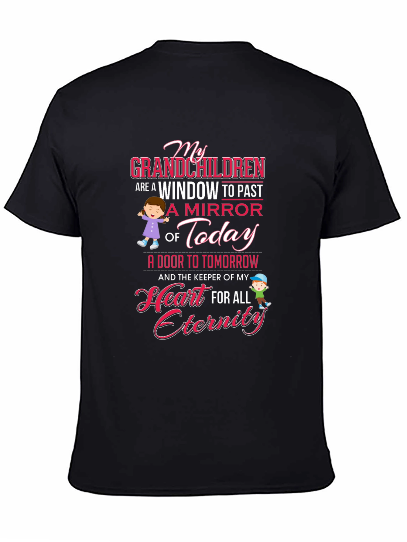 My Grandchildren T-Shirt - Heart Eternity Tee