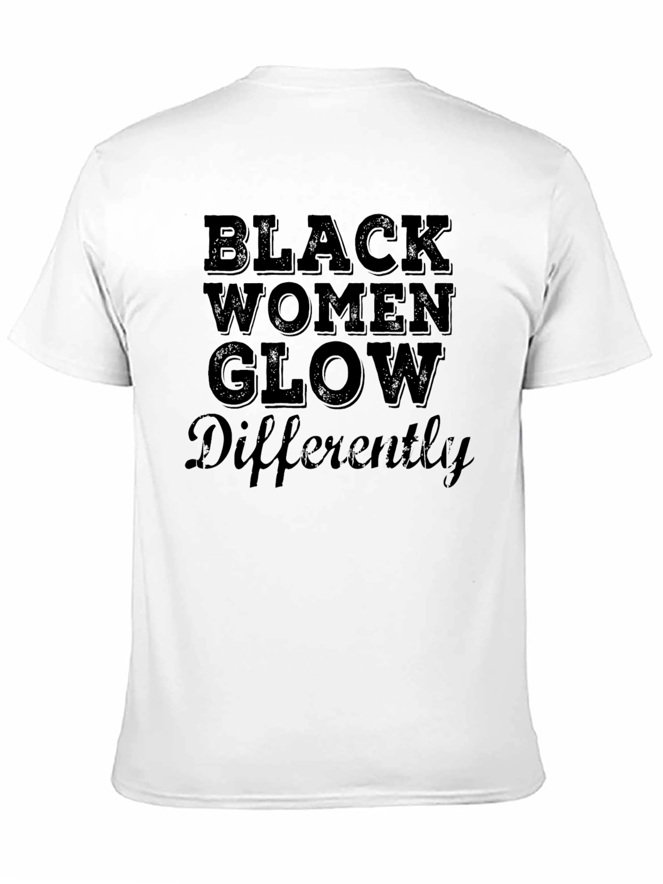 Black Women Glow Differently Graphic Tee