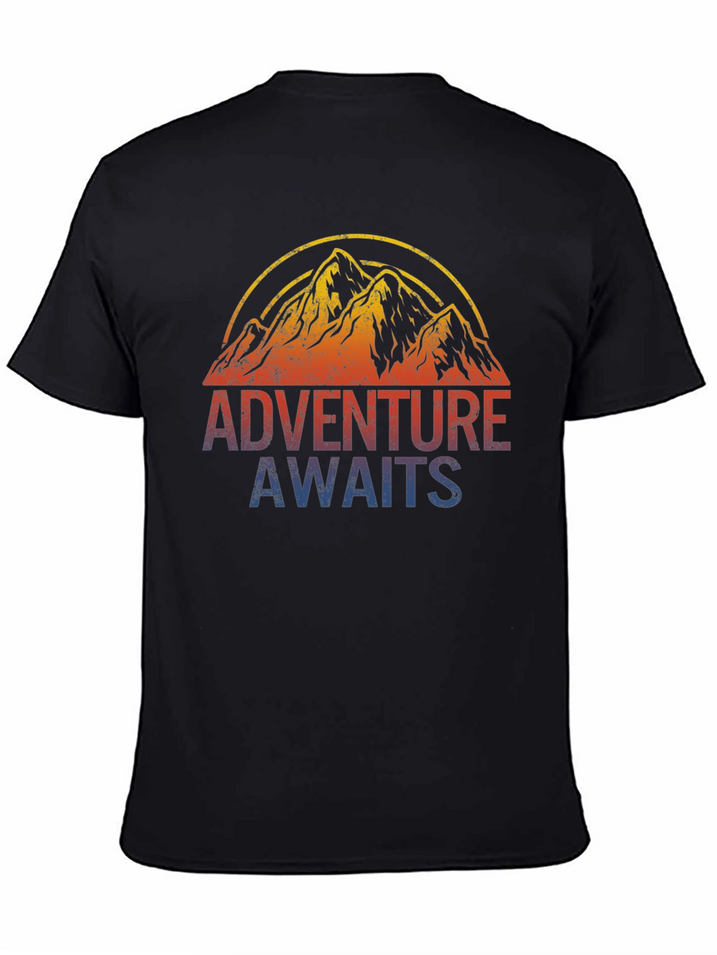 Adventure Awaits Graphic Tee - Mountain Design