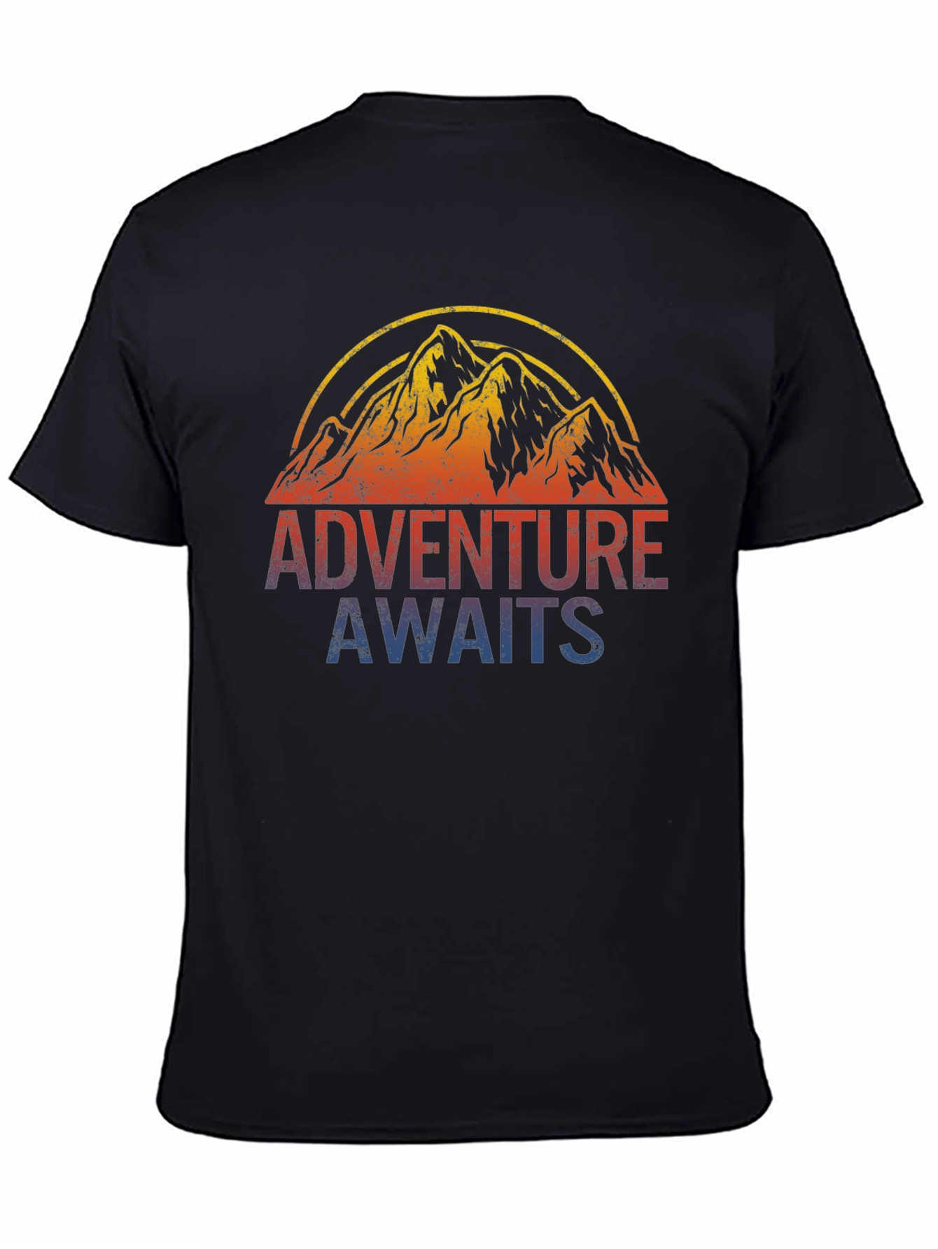 Adventure Awaits Graphic Tee - Mountain Design