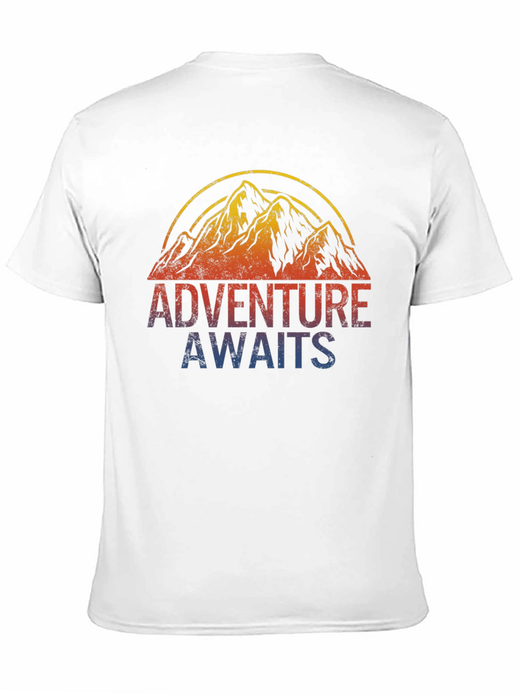 Adventure Awaits Graphic Tee - Mountain Design