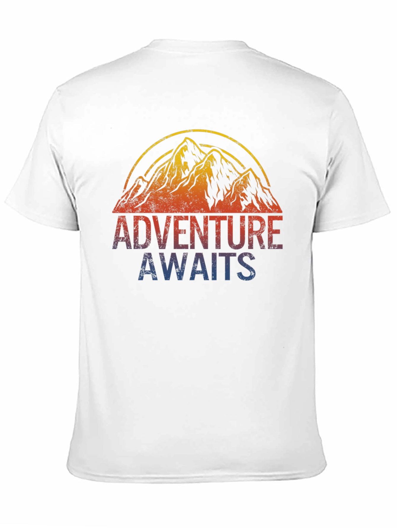 Adventure Awaits Graphic Tee - Mountain Design