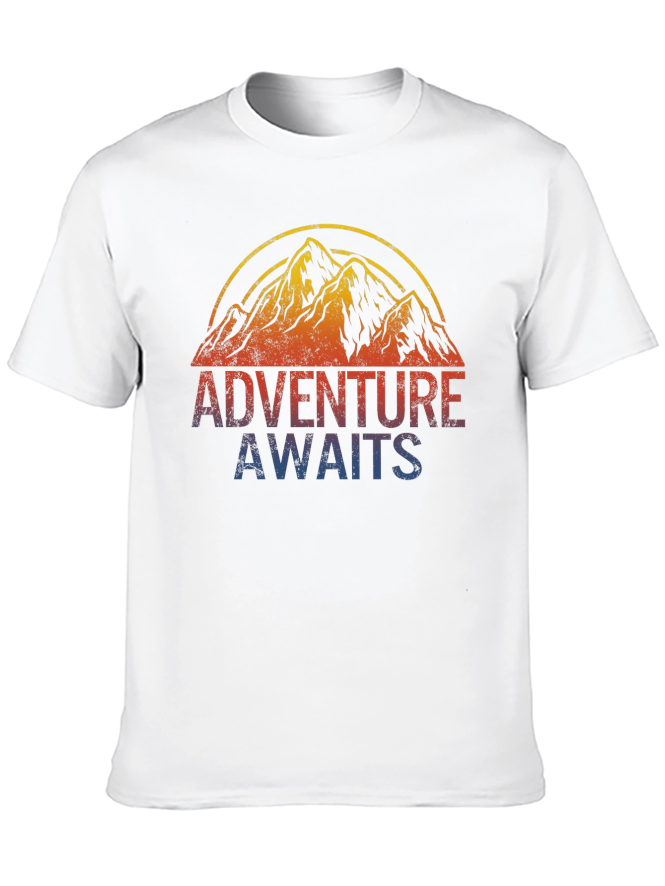 Adventure Awaits Graphic Tee - Mountain Design
