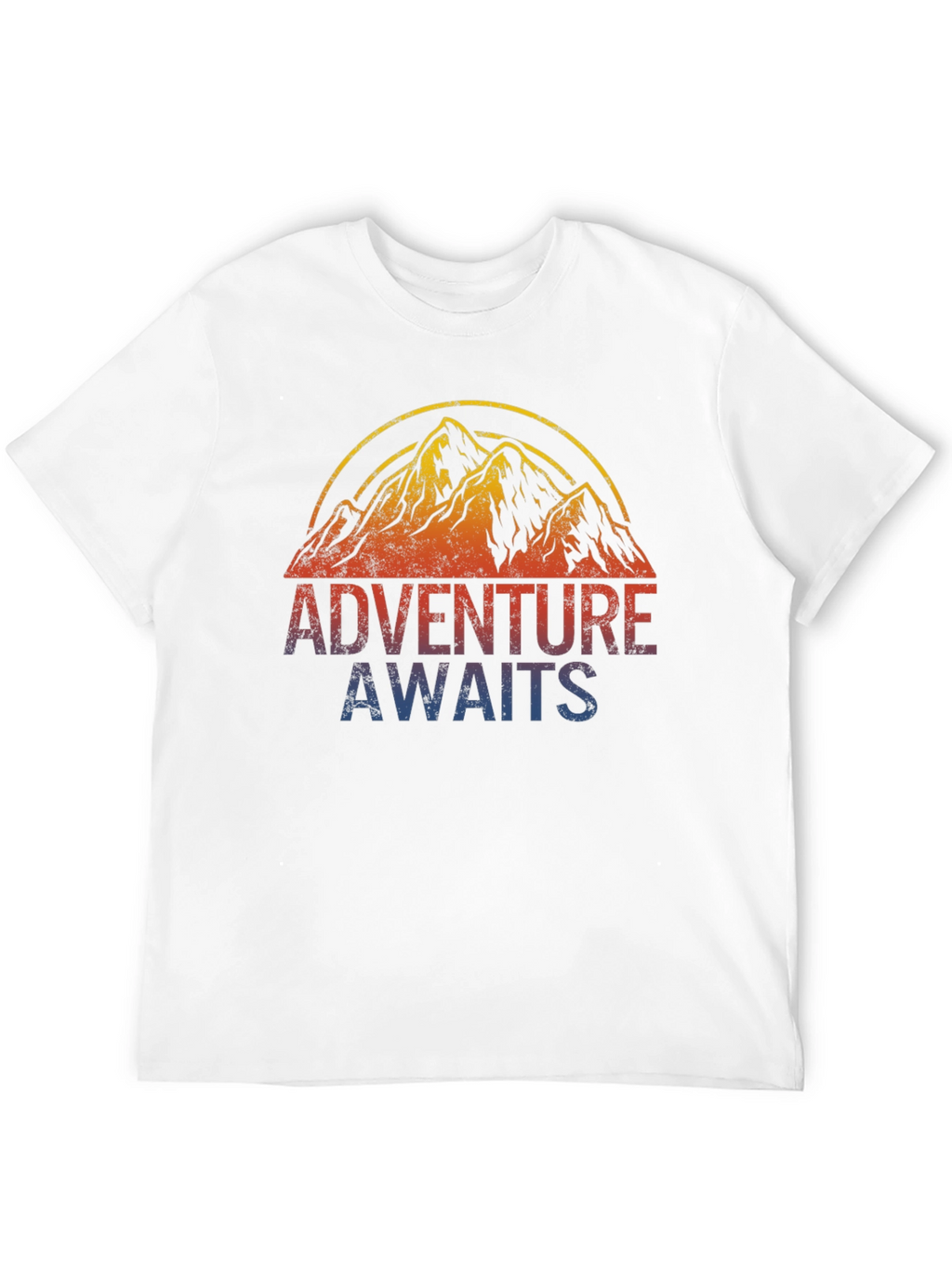 Adventure Awaits Graphic Tee - Mountain Design