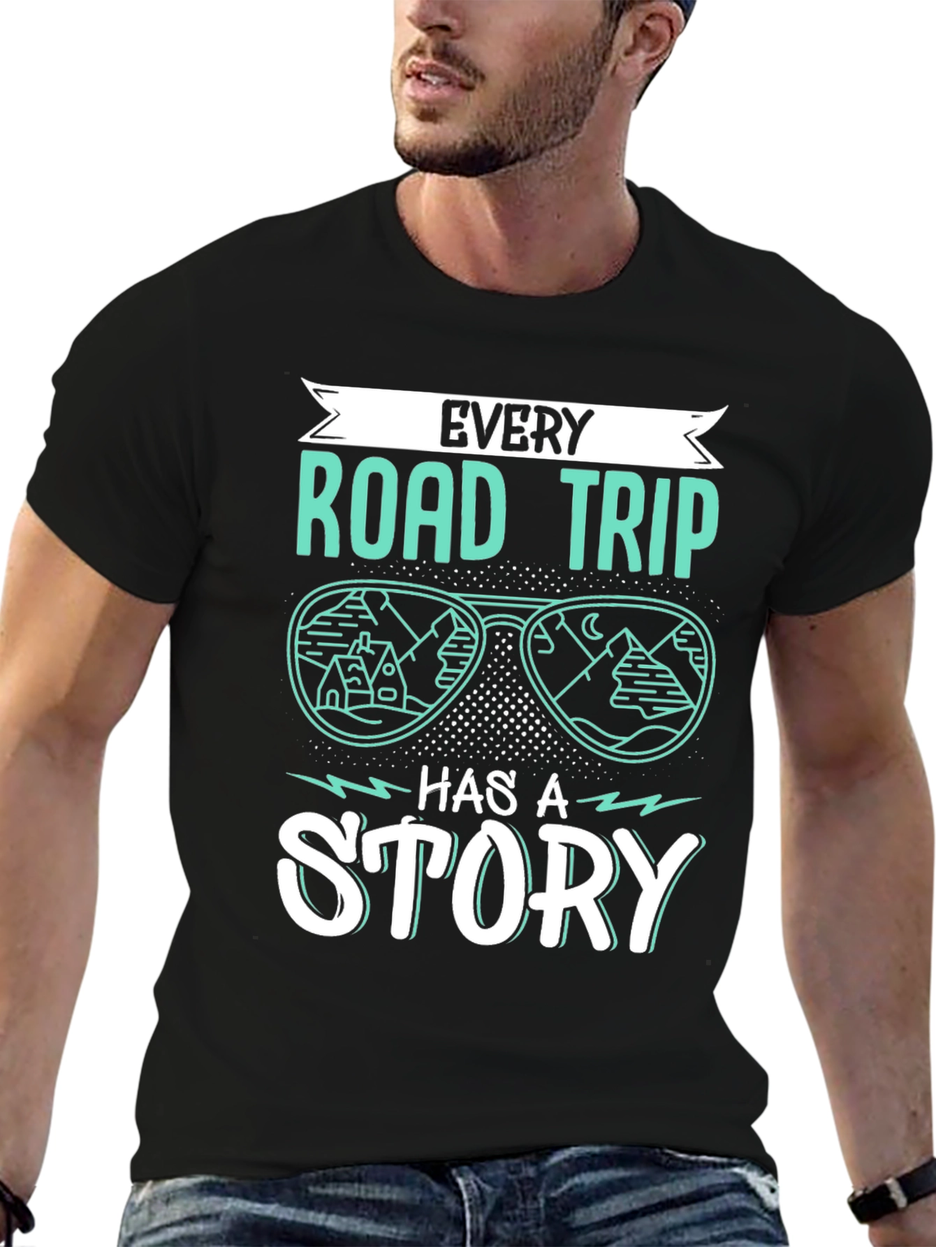 Road Trip Story T-Shirt - Travel Adventure Tee