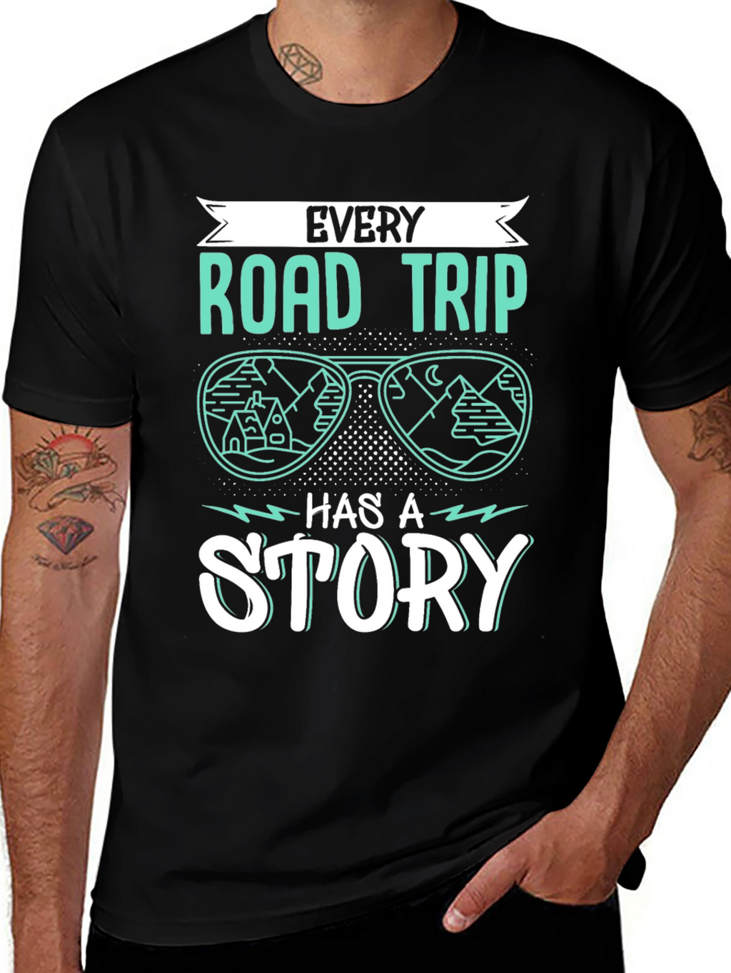 Road Trip Story T-Shirt - Travel Adventure Tee