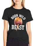 Born Wild Beast T-Shirt - Graphic Tee
