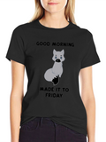 Good Morning Raccoon Friday T-Shirt