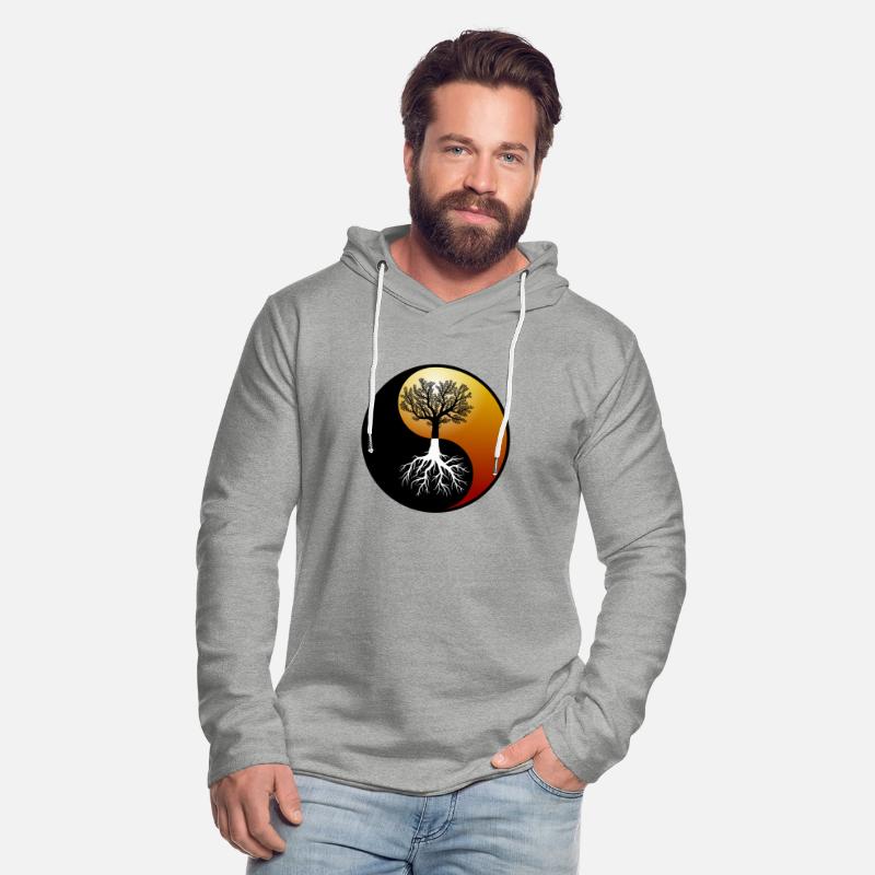 Yin yang with trees