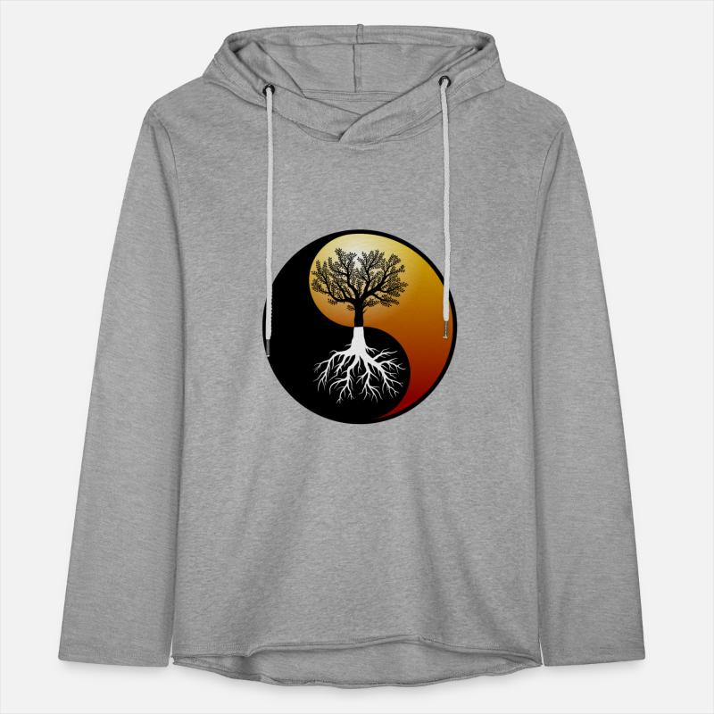 Yin yang with trees