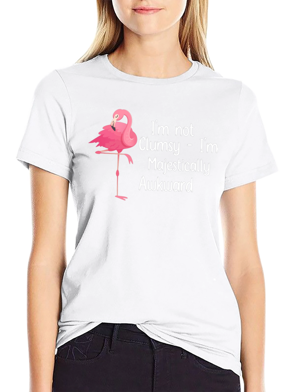 Majestically Awkward Flamingo T-Shirt
