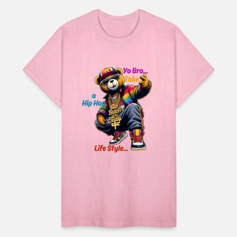 "Yo Bro! Take a HipHop Life Style" Cute Rap Bear 1