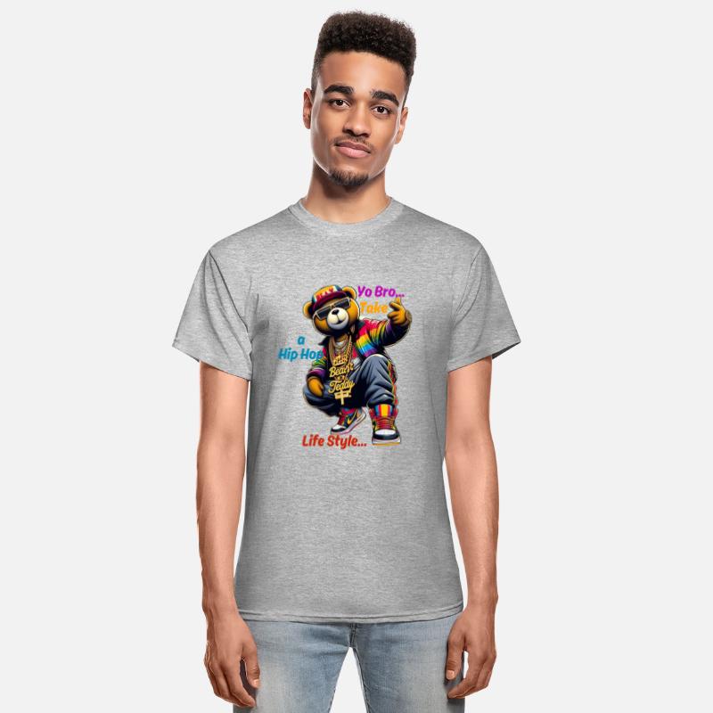 "Yo Bro! Take a HipHop Life Style" Cute Rap Bear 1