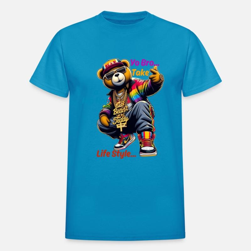 "Yo Bro! Take a HipHop Life Style" Cute Rap Bear 1