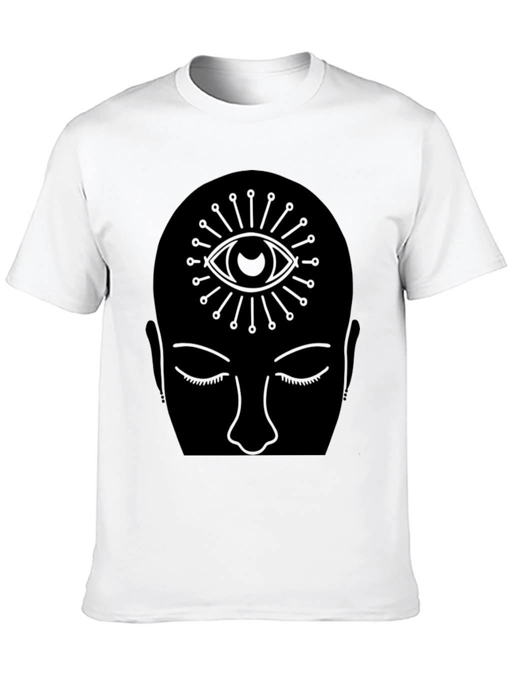 Third Eye Meditation Graphic Tee - Black