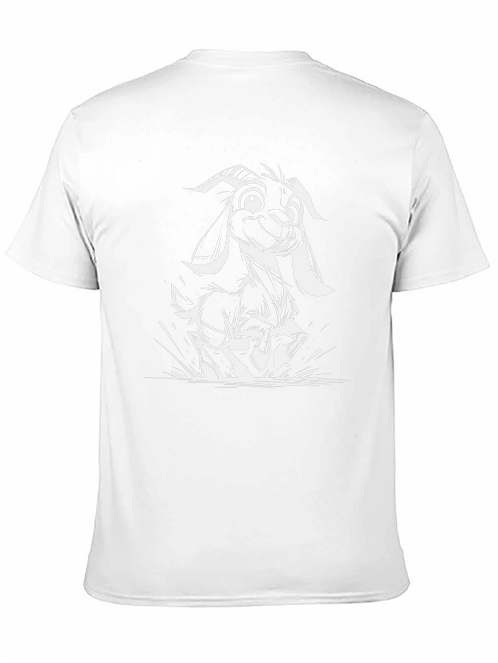 Goat Graphic Tee - Black Crew Neck T-Shirt