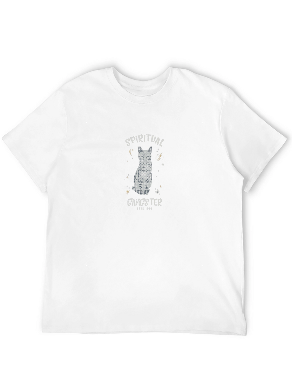 Spiritual Gangster Cat Graphic Tee - Black