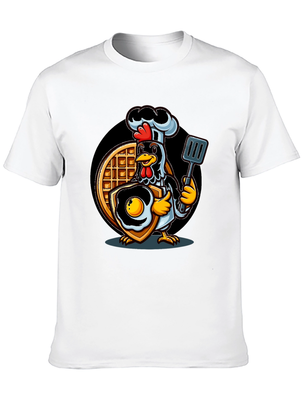 Chef Chicken Waffle & Egg T-Shirt