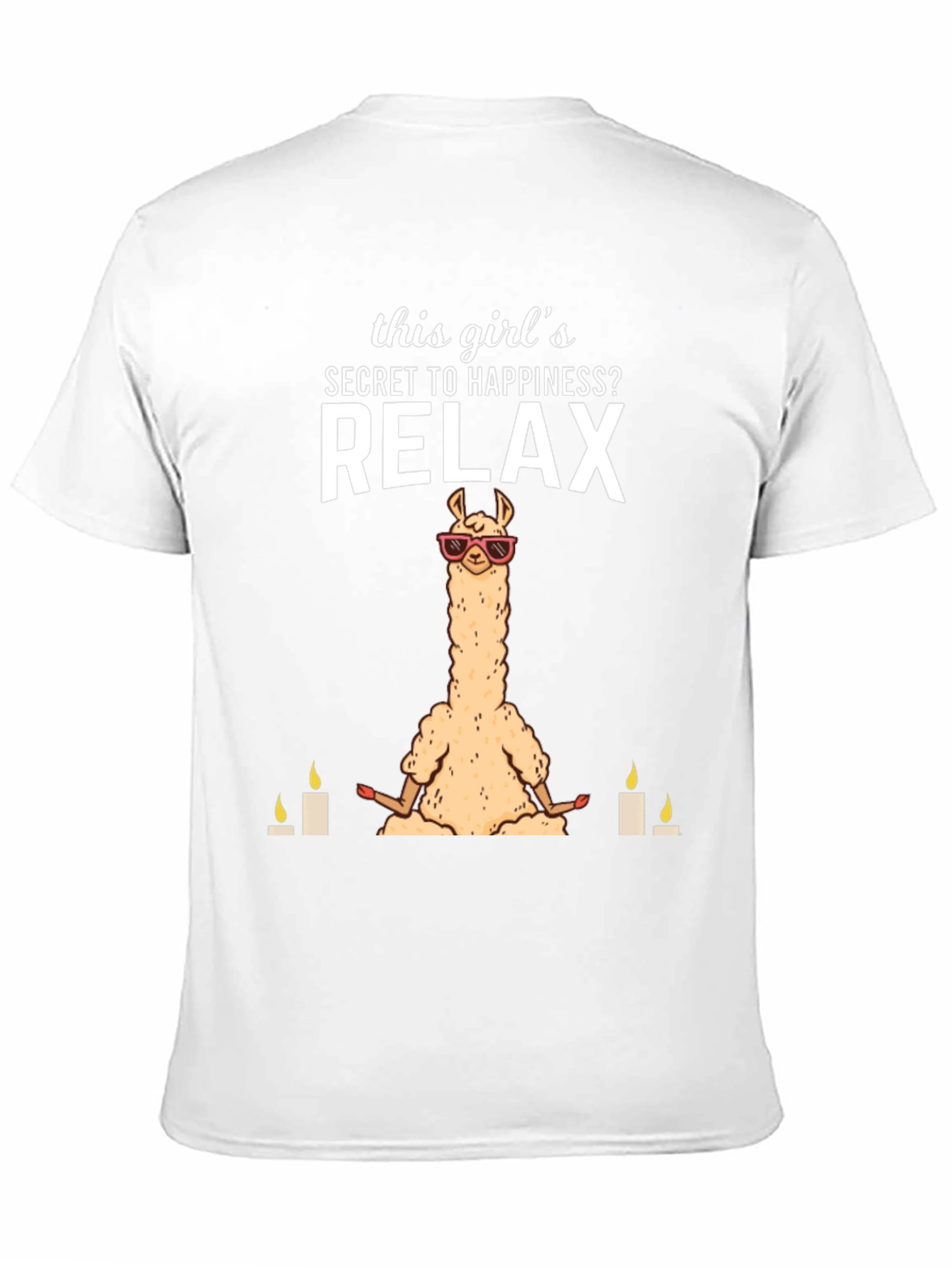 Relax Llama T-Shirt - Meditation & Happiness