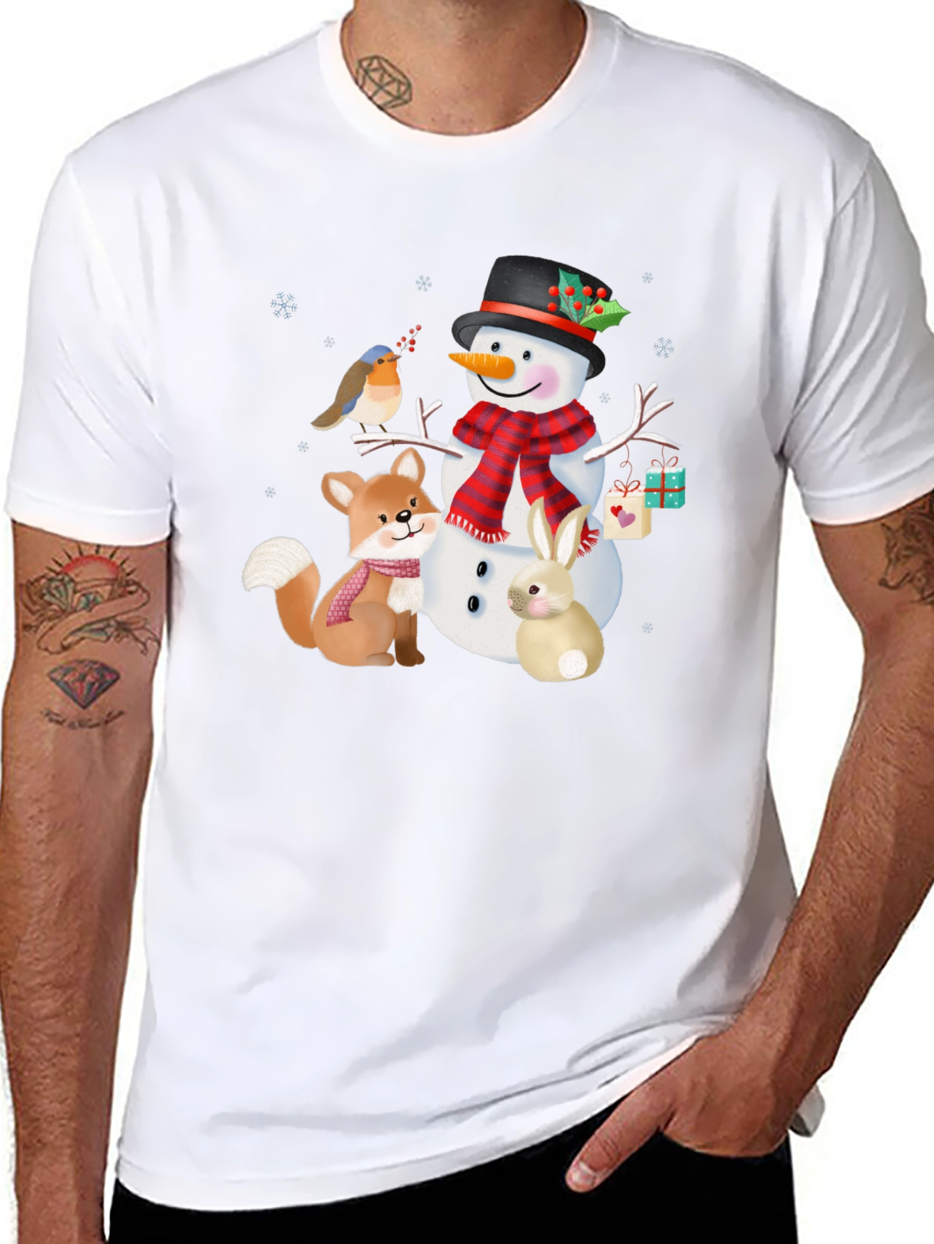 Festive Winter Friends T-Shirt